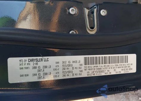 2008 Jeep Compass Sport from USA, damaged, VIN 1J8FT47W78D683217